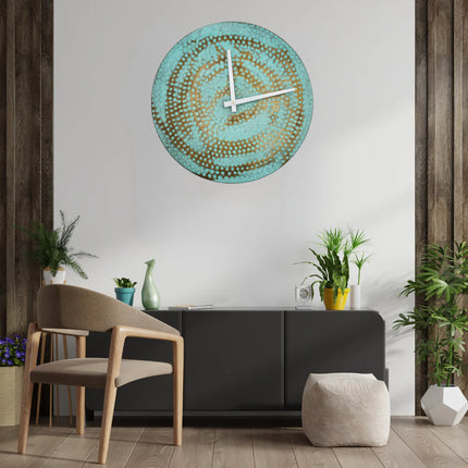 Elegant wall clock interior design