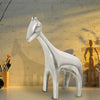 Showpiece silver giraffe 