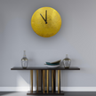 Golden Wall Clock: Perfect Showpiece for Home Decor