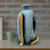 Terracotta vase with legs home decor